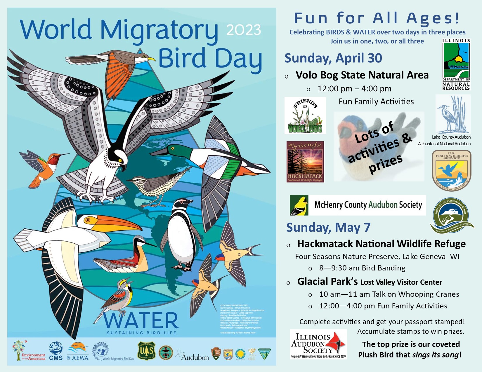 World Migratory Bird Day at Volo Bog State Natural Area World